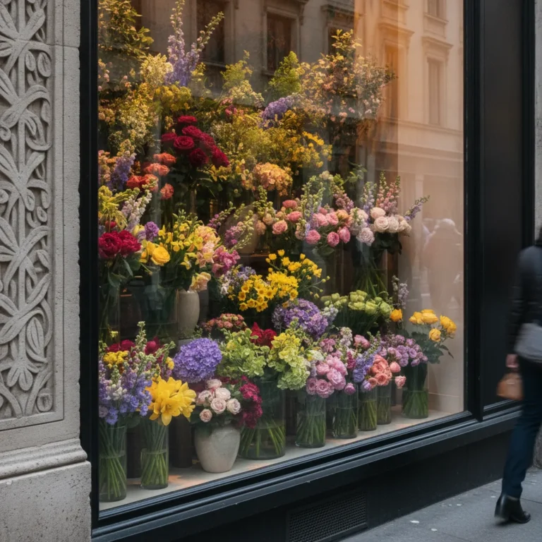 Décoration vitrine commerce | Guide fleuriste - decoration vitrine commerce fleuriste