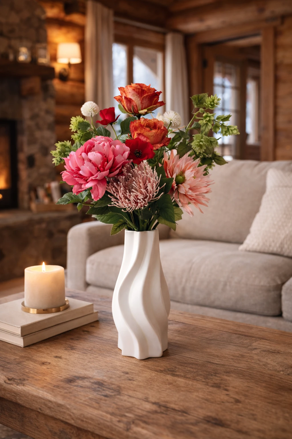 Bouquet artificielle haut de gamme ⎮N°07
