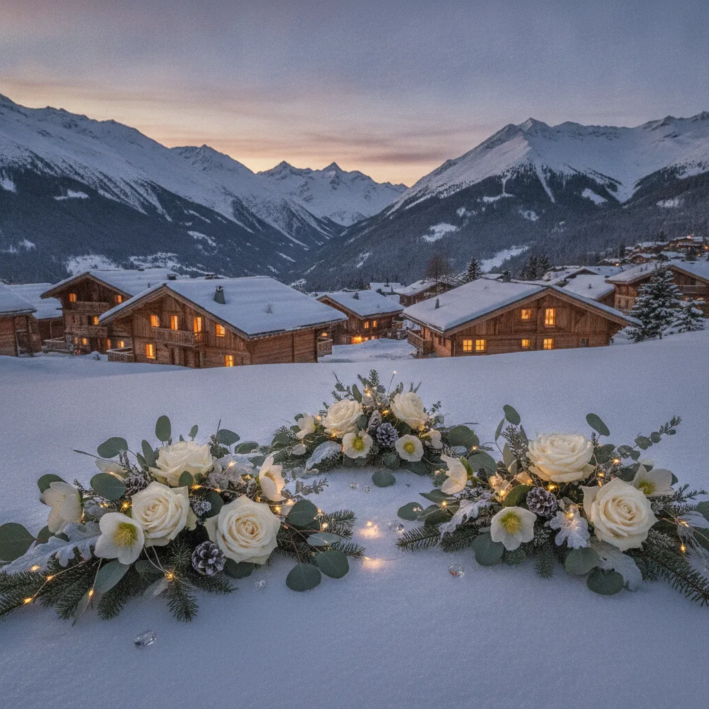 Fleurs mariage hiver Savoie | Guide complet 2026 - fleurs mariage hiver savoie