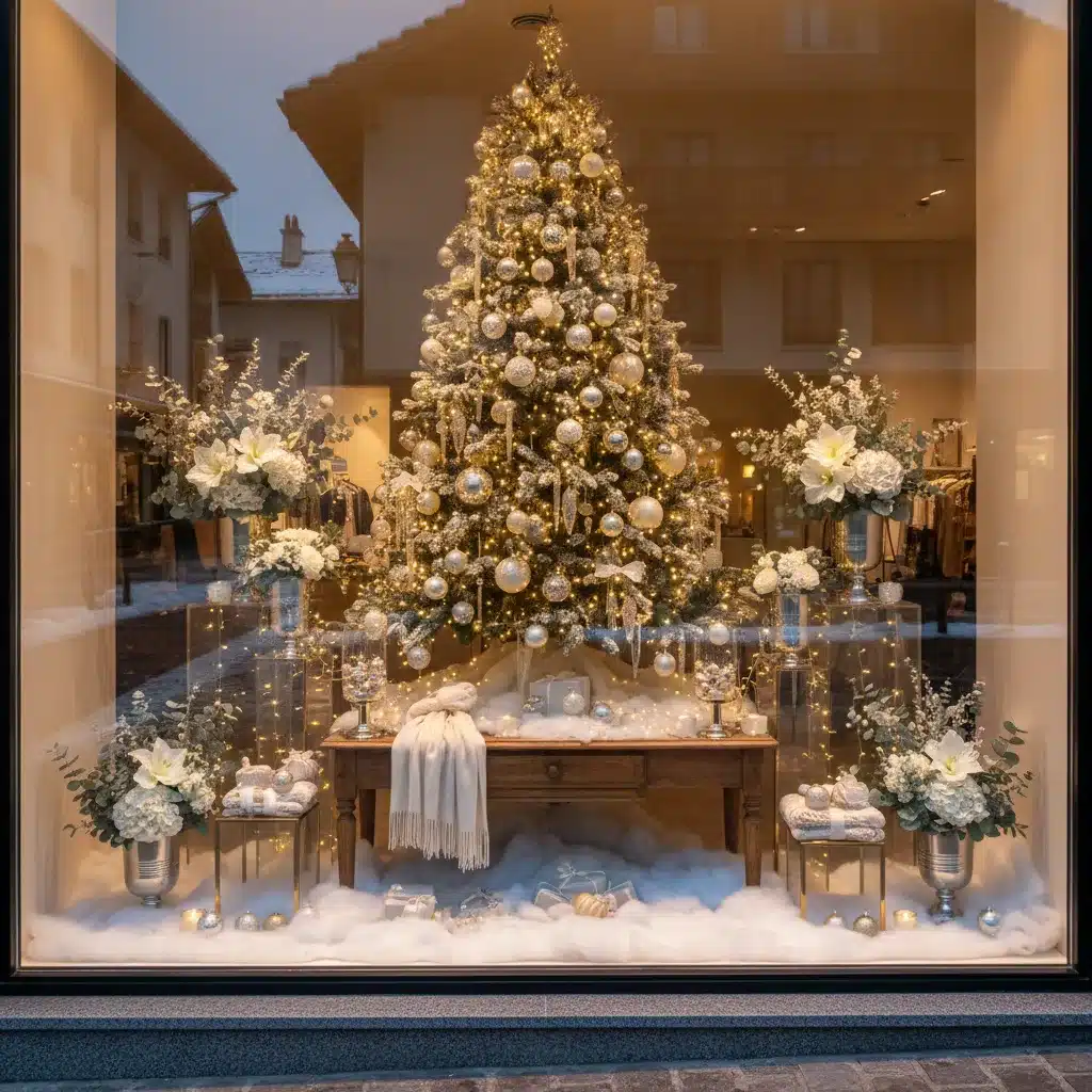 sapin Noël décoré Megève